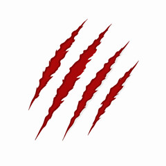 Red Claw Marks Texture