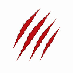 Red Claw Marks Scratch