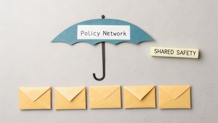 Policy Network Concept with Umbrella Protecting Envelopes Representing Shared Safety and Communication Initiatives