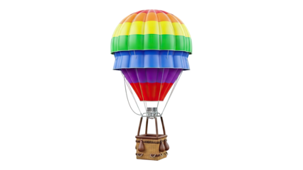 Rainbow Hot Air Balloon
