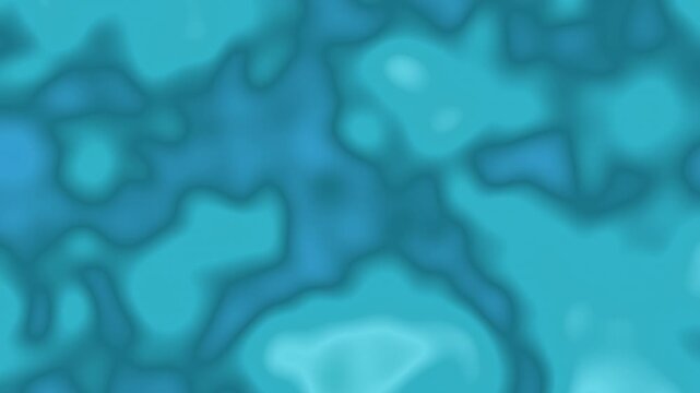 Abstract blue pattern with wavy shapes and blurred design elements