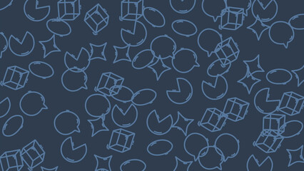 Soft botanical floral pattern featuring pastel watercolor blooms on a blush pink background, creating a charming and elegant atmosphere for decorative and creative use