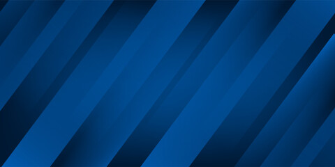 Obraz premium Abstract blue vector background with stripes