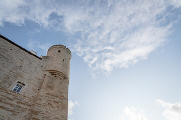 Ancient city walls in Tallinn, Estonia 