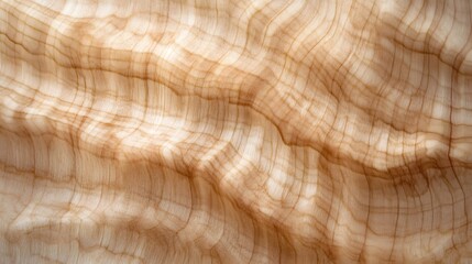 Interlocking grain texture of planed maple wood