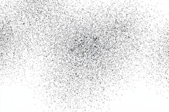 Black dots densely scattered on white, forming a grainy, textured pattern