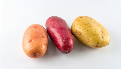 a variety of fingerling potatoes