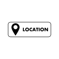 Black and white vector design of location points