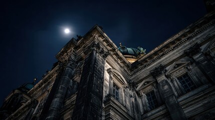 Berlin Cathedral Night Architecture