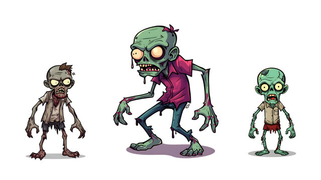 zombie halloween character