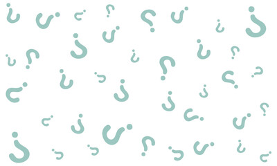 Question mark seamless pattern. Colorful abstract background. Customer service, presentation, conversation, communication, faq help. vector Eps 10