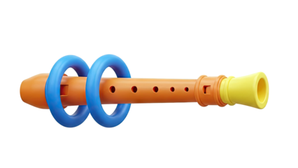 Colorful 3D Recorder Instrument