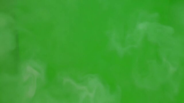 Green Smoke: Swirling wisps of delicate smoke dance across a vibrant green backdrop, creating an abstract and ethereal visual. 