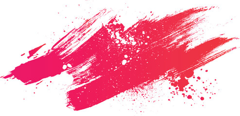 Rad thick brush strokes in red, yellow and green on a rad color on white and transparent backgroun  brush stroke banner background © BLACK MAN