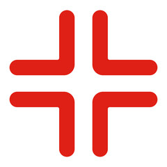 Fototapeta premium 怒りマークのイラスト