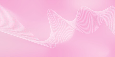 Soft pink abstract background with flowing wave lines and subtle gradients, elegant and modern design suitable for beauty, fashion, health and creative projects.
