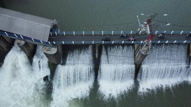 Katulampa Dam or Katulampa Water Dam is very important to start controlling the flow of Ciliwung River water from Bogor to Jakarta. Bendungan Katulampa.