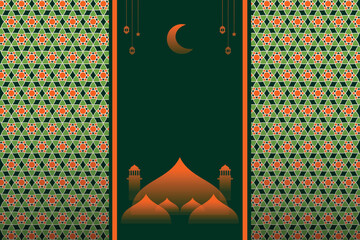 Islamic themed backgrounds, or Ramadan design elements. Arabic style