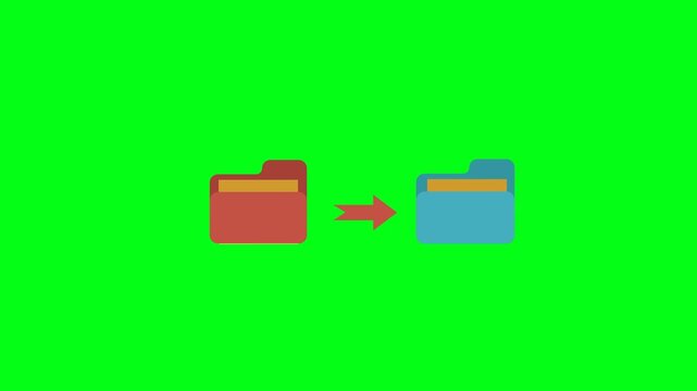 This animated video shows how documents are sent digitally.