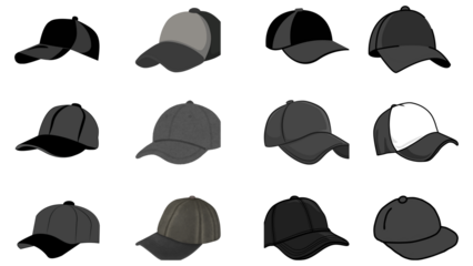 set of hats