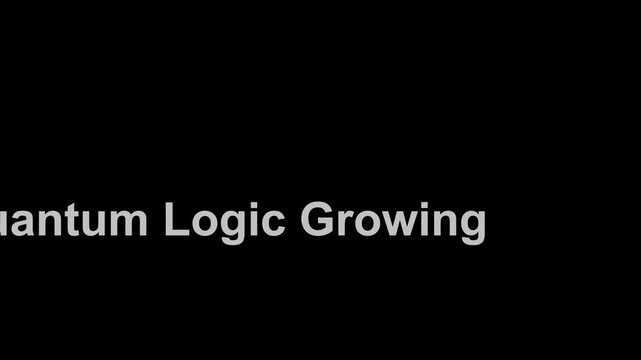 Quantum logic is growing, representing advancement in computing technology.