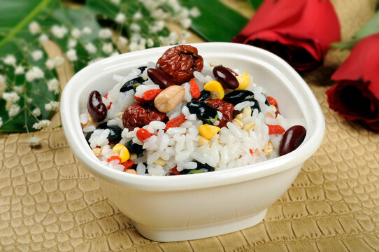 Colorful Multigrain Rice Bowl Healthy Staple Food