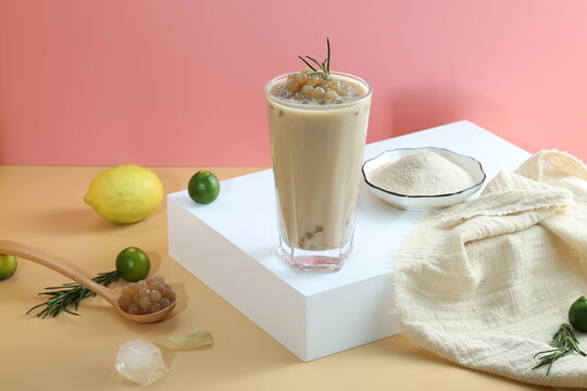 Classic Bubble Milk Tea With Tapioca Pearls