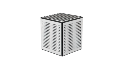 Modern Perforated Cube Design
