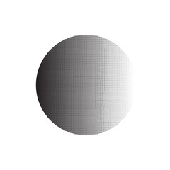 Round circle from small to large Vector illustration of circle spiral dots