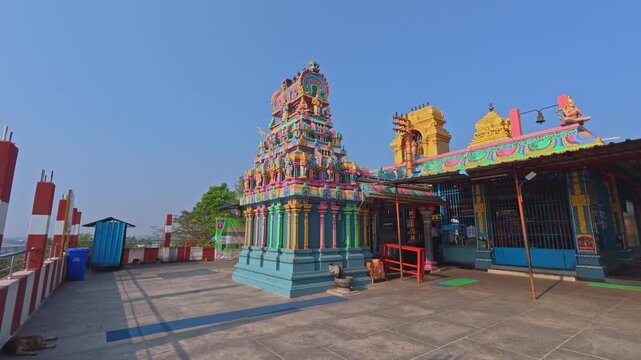 Veera Anjaneyar Kovil Pudupakkam and Anjaneyar Temple Sannidhi and Sri Vyasaraja Tirtha Pratishthita are the hill top temples at Gajagiri Hills, Kelambakkam, Vandalur Road, Pudupakkam, Chennai.