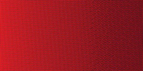 Red Abstract Background with Halftone Linear Gradient Vector Texture Wave Dots Pop Art Style. Dots Structure with Subtle Texture as Design Element. Halftone Contrast Graphic Minimalist Art Wallpaper.