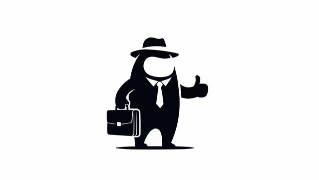 Cartoon business man