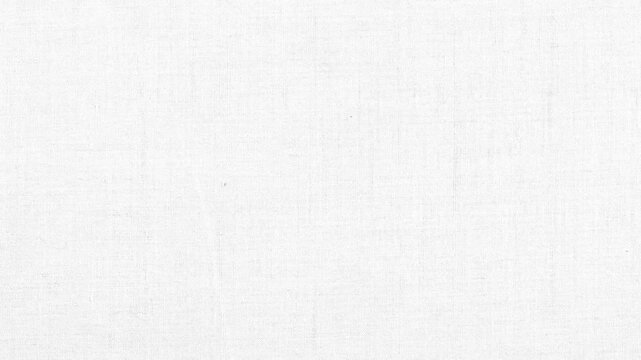 Abstract White Canvas Fabric Texture Overlay.Animated white linen canvas fabric texture background for motion graphics and overlay effects.