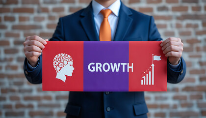 Personal growth concept. Getting better at a job or general personal progress in life improving new concept