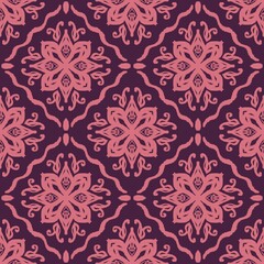 Fototapeta premium Seamless floral pattern