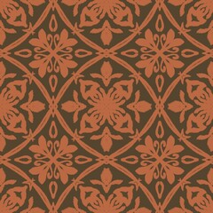 Fototapeta premium Seamless damask pattern 