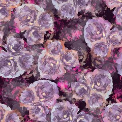 Abstract watercolor flower creative  allover design new concept textile design digital creators art design repeating seamless floral pattern design dark background stock design 