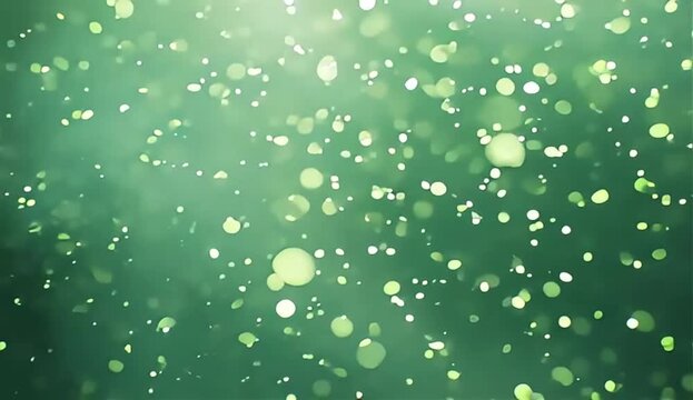 drops of water on a green background Green Bokeh Glow Background, Glowing Green Light Particles, Abstract Green Bokeh Loop, Cinematic Green Light Background, Soft Focus Green Lights,