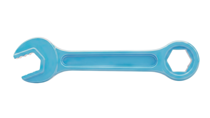 Blue Combination Wrench
