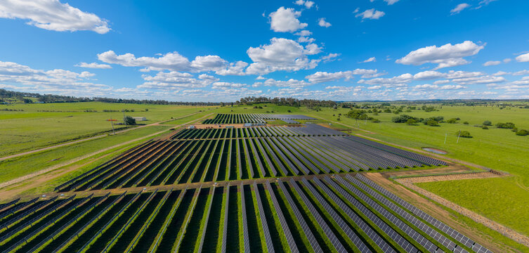 View of Private Solar Farm