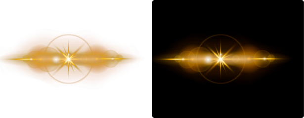 Celestial Energy Burst with Radiant Light Flare