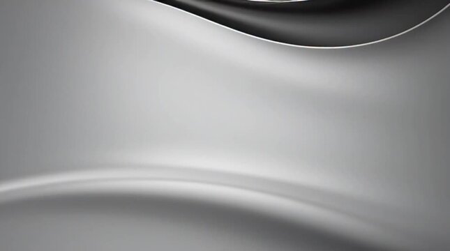 Smooth gray waves abstract background texture, Abstract gray background with smooth waves and texture