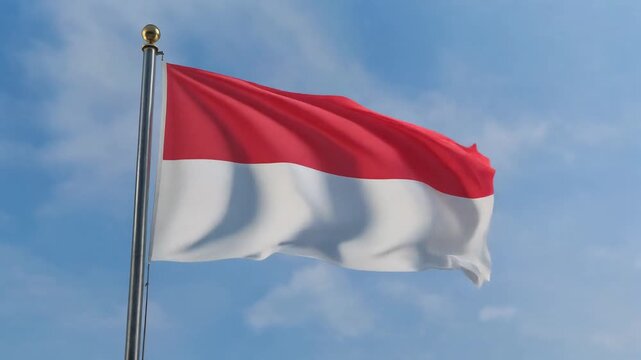 flag of the republic indonesia