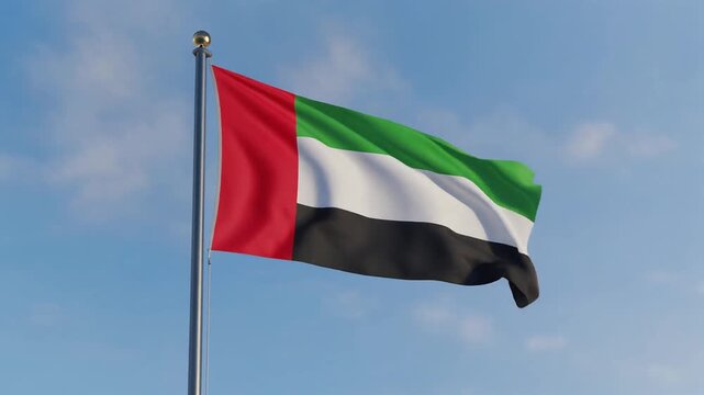 flag uni emirate arab