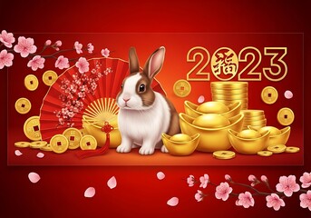 Year of the Rabbit 2023 - Festive Lunar New Year Celebration.