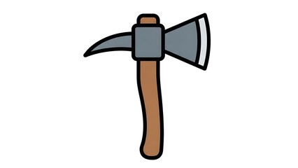Illustration of a Double Headed Axe Tool.