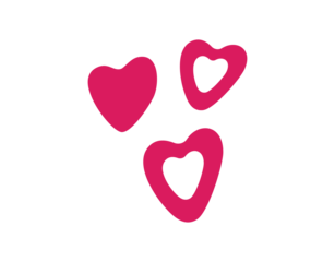 Romantic Valentine’s Day Heart Vector Illustration XOXO Happy Valentine Love Isolated