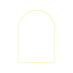 Fototapeta premium gold frame line illustration