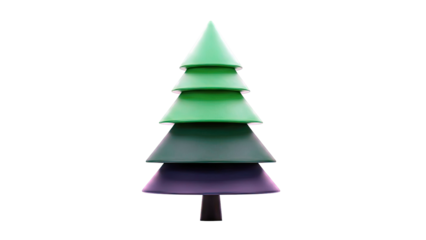 Stylized Christmas Tree Decoration