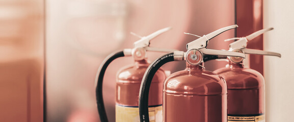 fire extinguishers available in fire emergencies.